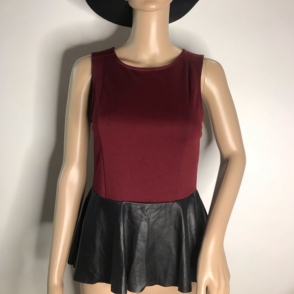 Sparkle & Fade Red & Black Top